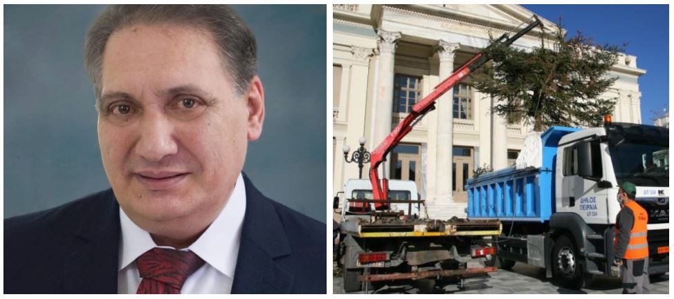 Πειραιάς: O Δήμος ανακυκλώνει τα φυσικά Χριστουγεννιάτικα δένδρα που στολίστηκαν στην πόλη