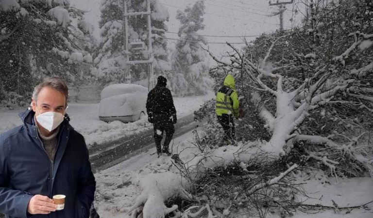 Γίναμε πάλι ρεζίλι στον διεθνή τύπο! «ΚΡΑΞΙΜΟ» από το AFP για τα εκχιονιστικά στο Κολωνάκι