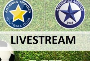 Ατρόμητος-Αστέρας Τρίπολης Live Streaming 6 Μαρτίου 2021