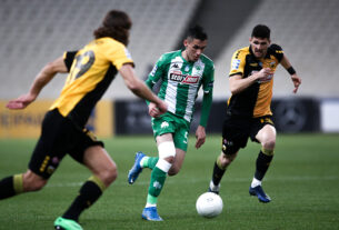 Στο 92′ γλίτωσε την ήττα η ΑΕΚ από τον Παναθηναϊκό