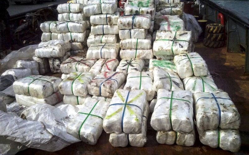 Ποσότητα 4 τόνων κατεργασμένης κάνναβης σε κοντέινερ στον Πειραιά