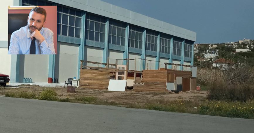 Σαλαμίνα: Εικόνες ντροπής στο κλειστό γυμναστήριο "ΝΙΚΟΣ ΓΡΑΜΜΑΤΙΚΟΣ"-(photos)