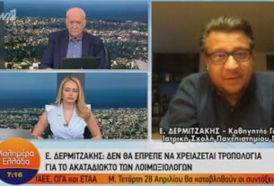 Μανώλης Δερμιτζάκης: Τι είπε για το ακαταδίωκτο της Επιτροπής