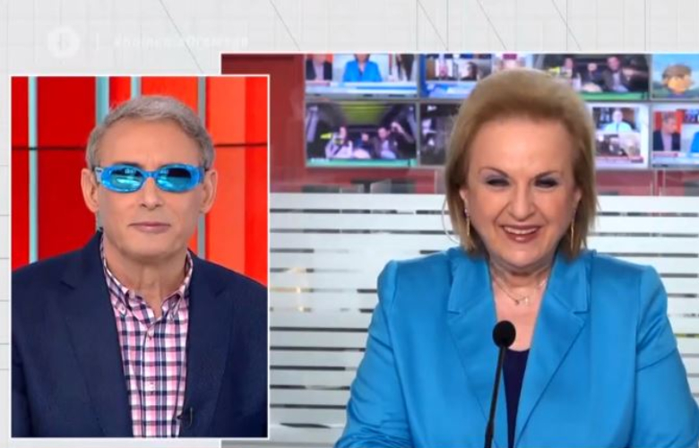 Χασαπόπουλος και Βούλγαρη φόρεσαν on air τα viral γυαλιά της Παγώνη – video