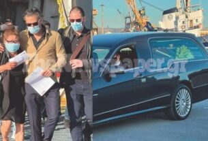 Τραγικες εικόνες στην Κηδεία Καρολάιν: Κατέρρευσε η μητέρα της, στην Αλόννησο-video