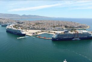 Το λιμάνι του Πειραιά υποδέχτηκε το πρώτο Κρουαζιερόπλοιο της σεζόν