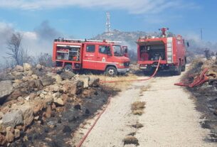 Αίγινα: Μαίνεται η πυρκαγιά που ξέσπασε σε τρεις εστίες (βίντεο)