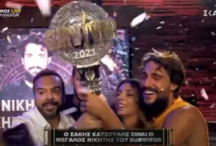 Survivor 2021: Ο Σάκης Κατσούλης είναι ο νικητής που κέρδισε τα 100.000 ευρώ (video)