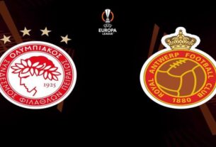 Ολυμπιακός - Άντβερπ live streaming 16/09: Ζωντανή μετάδοση