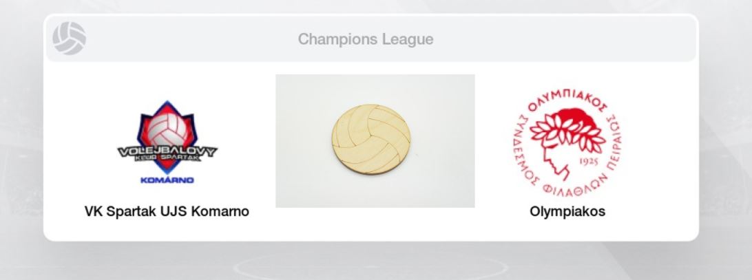 Κομαρνό-Ολυμπιακός live streaming 20/10