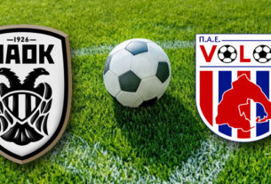 ΠΑΟΚ - Βόλος Live Streaming 17/10