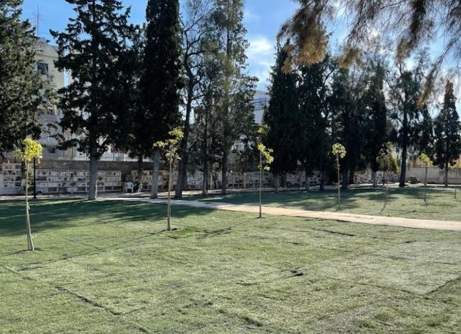 Δημοτικό Νεκροταφείο «Η Ανάσταση»: Μεγάλη παρέμβαση εξωραϊσμού και αναπλάσεις πρασίνου