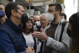 Τσίπρας από Κερατσίνι: «Τον Ιούνιο στους λογαριασμούς θα φανεί η εξαπάτηση των πολιτών από τον Μητσοτάκη με τα 600 ευρώ»