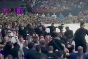 Viral Video: Δείτε την στιγμή της συμπλοκής των τράπερς στα MAD VMA 2022