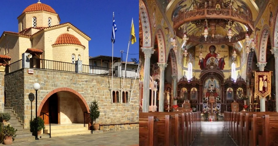 Λυκόβρυση: Δείτε το Μοναστήρι της θαυματουργής Αγίας Ειρήνης Χρυσοβαλάντου