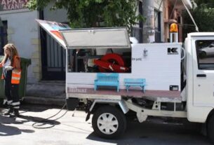 Δήμος Πειραιά: Στην «μάχη» για πιο καθαρές γειτονιές «ρίχτηκαν» τα νέα μικρά πλυστικά μηχανήματα!