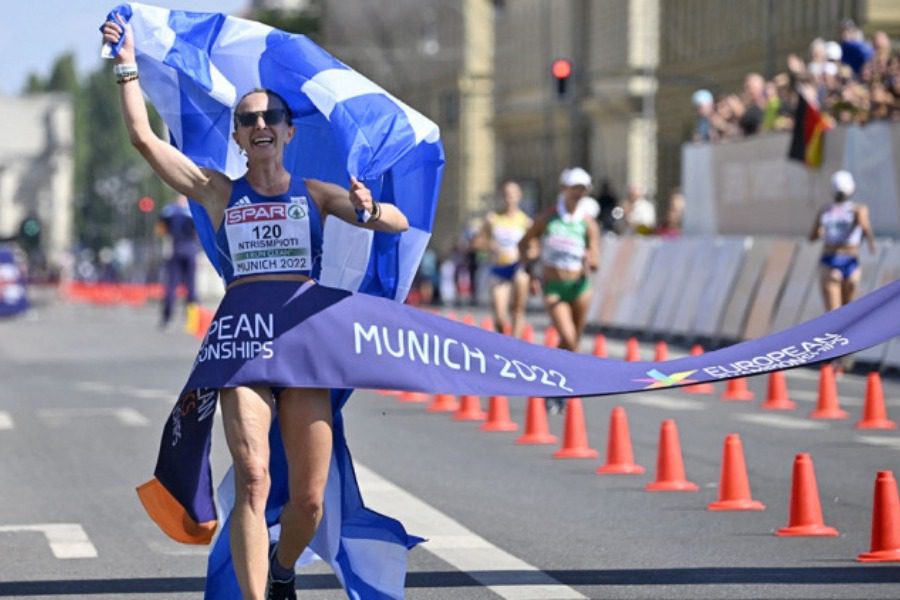 Ευρωπαϊκό πρωτάθλημα στίβου: Χρυσό μετάλλιο για την Αντιγόνη Ντρισμπιώτη στα 35 χιλιόμετρα βάδην