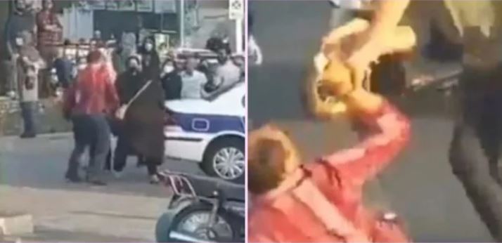 Ιράν: «Αστυνομικός» χαστούκισε γυναίκα και τον τουλούμιασαν στο ξύλο: Έτρεχε να γλιτώσει