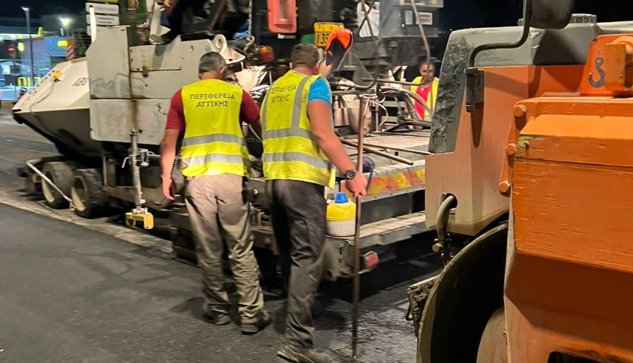 Συνεχίζονται από σήμερα το βράδυ οι εργασίες αποκατάστασης και συντήρησης σε κεντρικούς δρόμους του Πειραιά, από την Περιφέρεια Αττικής