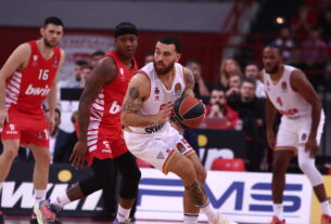 Ολυμπιακός-Μονακό 76-81: Απότομη προσγείωση για τους Πειραιώτες