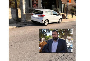 Σαλαμίνα: Ο Πρόεδρος του Λιμενικού Ταμείου παρκάρει παράνομα σε πεζοδρόμιο