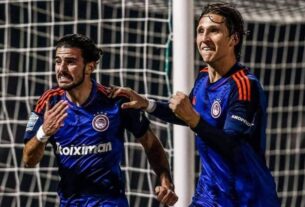 Λεβαδειακός-Ολυμπιακός 0-1: Σίγουρη νίκη, ενόψει ΑΕΚ, στην Βοιωτία