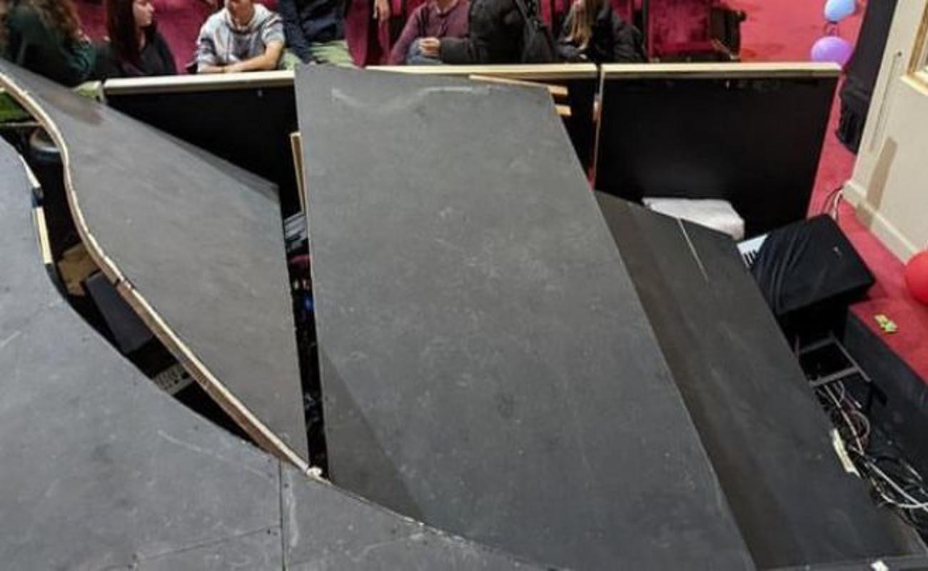 Πειραιάς: Άνοιξε στα δυο η σκηνή του Δημοτικού Θεάτρου και τραυματίστηκαν παιδιά!