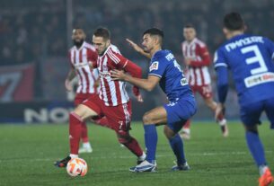 ΠΑΣ Γιάννενα - Ολυμπιακός 2-2: Ψυχρολουσία και σημαντική απώλεια βαθμών στους Ζωσιμάδες
