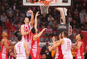 Ο Ολυμπιακός έχασε και απο τον Ερυθρό Αστέρα στο ΣΕΦ