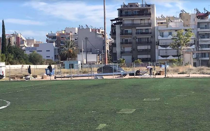 Κερατσίνι Ολοκληρώθηκαν οι εργασίες στο γήπεδο Ι. Βάζος