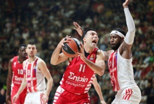 Χαμένη ευκαιρία για τον Ολυμπιακό στο Βελιγράδι