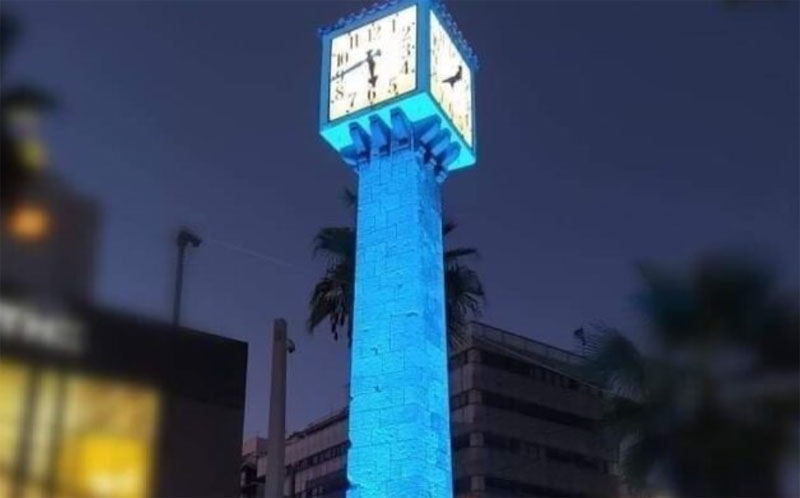 Ο Δήμος Πειραιά φωτίζει «μπλε» το Ρολόι στο Πασαλιμάνι για την Παγκόσμια Ημέρα Ευχής