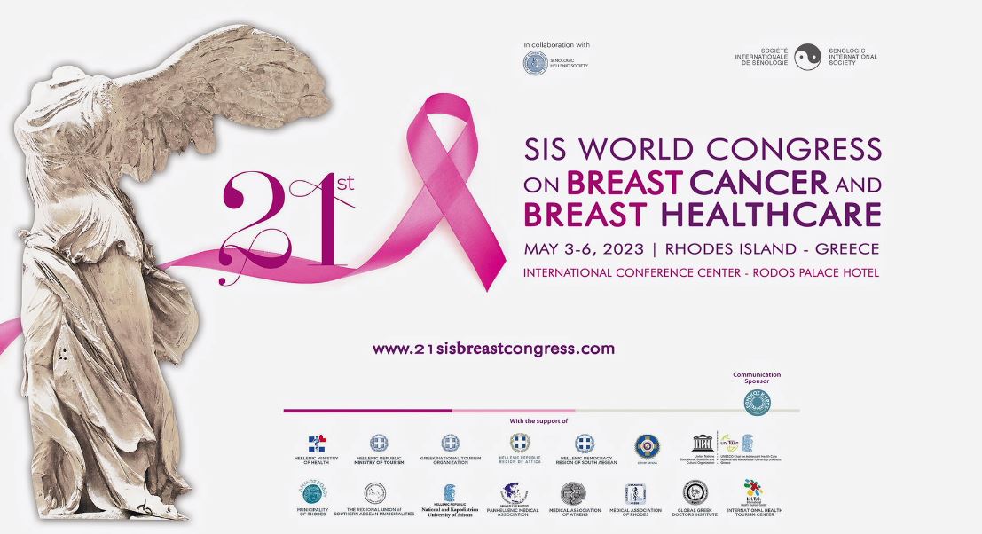 21st  SIS World Congress on Breast Cancer and Breast Healthcare 3-6 Mαϊου 2023