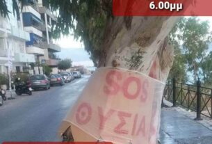 Συγκέντρωση για το περιβάλλον στον Σταυρό της Πειραϊκής