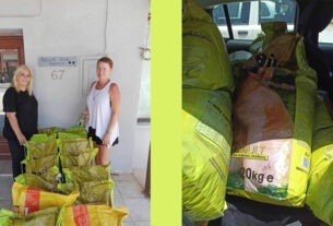 Αντωνία Καρακατσάνη: Τροφές για τη σίτιση ζώων που επλήγησαν από τις φωτιές προσέφερε ο Δήμος Πειραιά