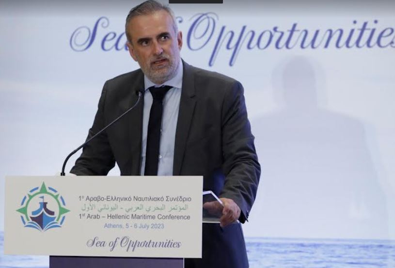 ΟΛΠ Α.Ε.: O Αναπληρωτής Διευθύνων Σύμβουλος της Εταιρείας κ. Παναγιώτης Τσώνης με κεντρική ομιλία στο 1ο Αραβο-Ελληνικό Ναυτιλιακό Συνέδριο