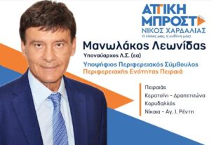 Υποναύαρχος ΛΣ ε.α. Λεωνίδας Μανωλάκος: ΣΑΣ ΚΟΙΤΩ ΣΤΑ ΜΑΤΙΑ ΚΑΙ ΖΗΤΩ ΤΗ ΣΤΗΡΙΞΗ ΣΑΣ