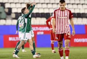Παναθηναϊκός – Ολυμπιακός 2-0: Ντέρμπι μόνο στα χαρτιά...