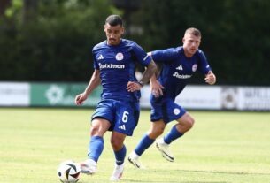 Ήττα αλλά καλή εικόνα στο πρώτο φιλικό του Ολυμπιακού