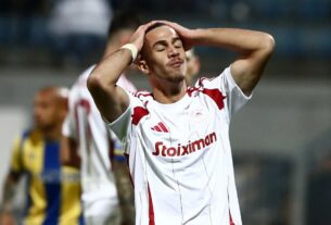 Αστέρας Τρίπολης – Ολυμπιακός 1-0: «Ερυθρόλευκη» τραγωδία στην Τρίπολη