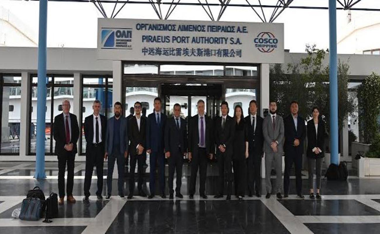 Επίσκεψη υψηλόβαθμης αντιπροσωπείας από τη Δημοκρατία του Καζακστάν στην έδρα της ΟΛΠ Α.Ε. 