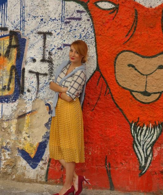 η συγγραφέας Βέρα Φραντζή 