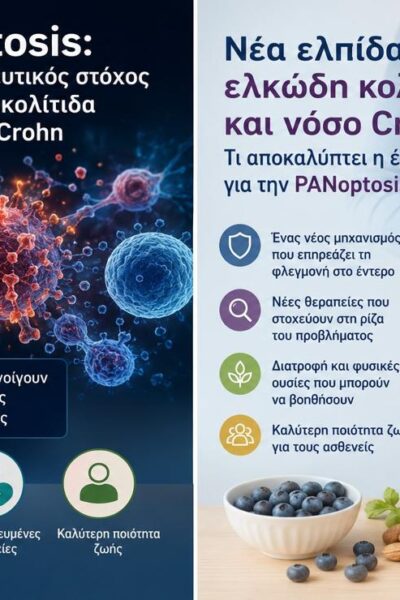 Μια νέα ελπίδα για την ελκώδη κολίτιδα και τη νόσο Crohn: Τι είναι η PANoptosis και γιατί απασχολεί την ιατρική κοινότητα