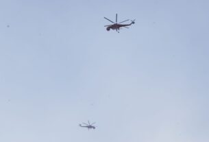 Σύγκρουση δύο ελικοπτέρων που επιχειρούσαν στην περιοχή της Ψάθας – Δύο ελαφρά τραυματίες και δύο νεκροί