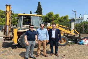 Έμπρακτη στήριξη της ΟΛΠ Α.Ε. στον Δήμο Σαλαμίνας για την αποκατάσταση των πληγεισών περιοχών από τις πρόσφατες πυρκαγιές