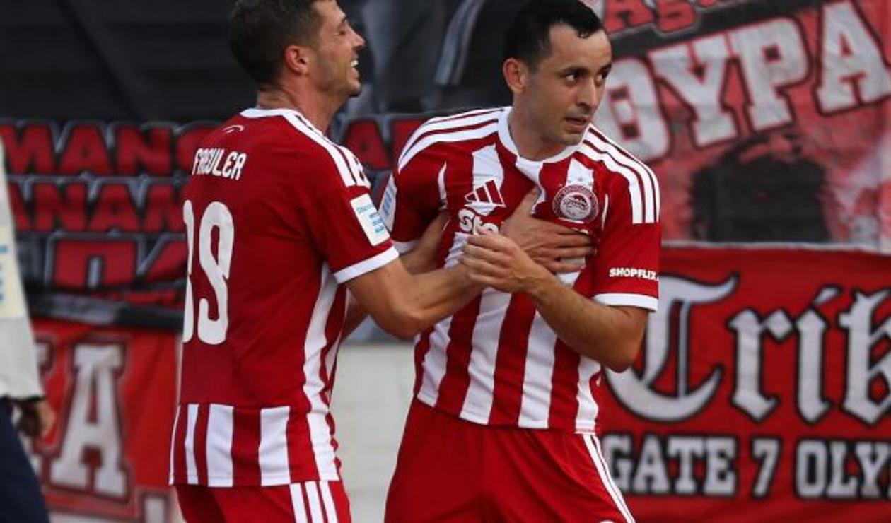 Λεβαδειακός – Ολυμπιακός 0-1 με γκολ του Σαλιάκα στο 90 + 2'